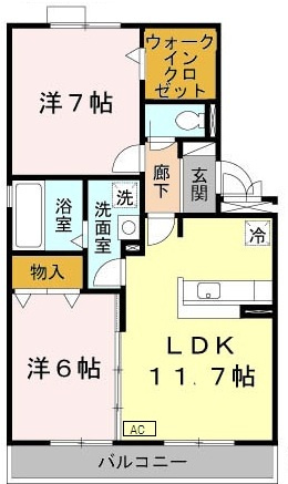 プロスペラールの間取り