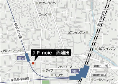 【地図】 | ＪＰ　ｎｏｉｅ　西蒲田