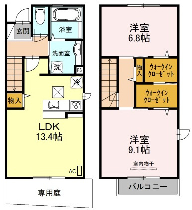 カーサフォンターナの間取り