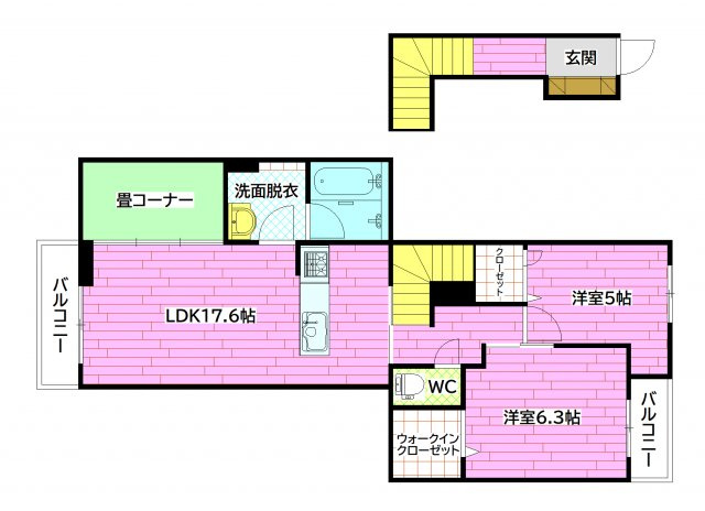 メゾンド香の間取り