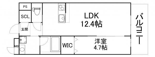 【間取り】 | パラファーレ・玉造