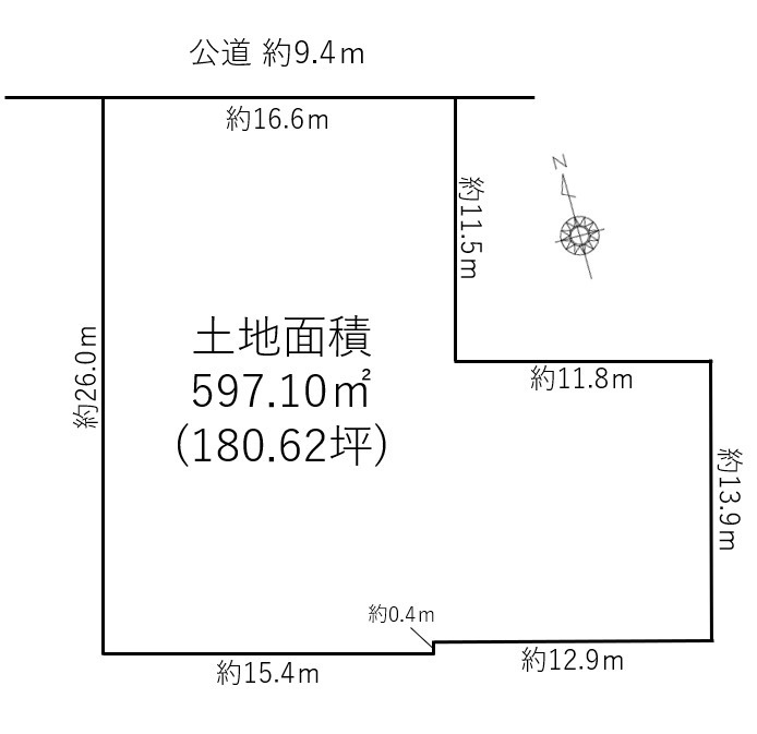 岡崎市井田新町土地の画像