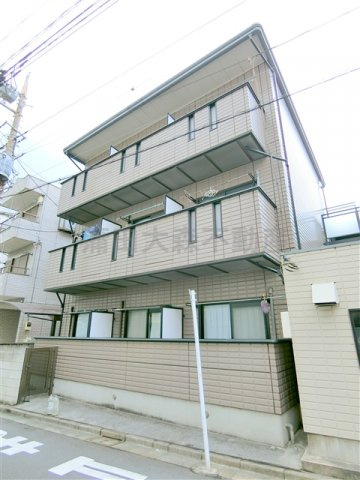 アステールの外観|1998年2月築　重量鉄骨造地上3階建て総戸数9戸の人気賃貸マンション　京急空港線糀谷駅最寄り、京急本線京急蒲田駅も徒歩圏内の東京都大田区南蒲田3丁目　