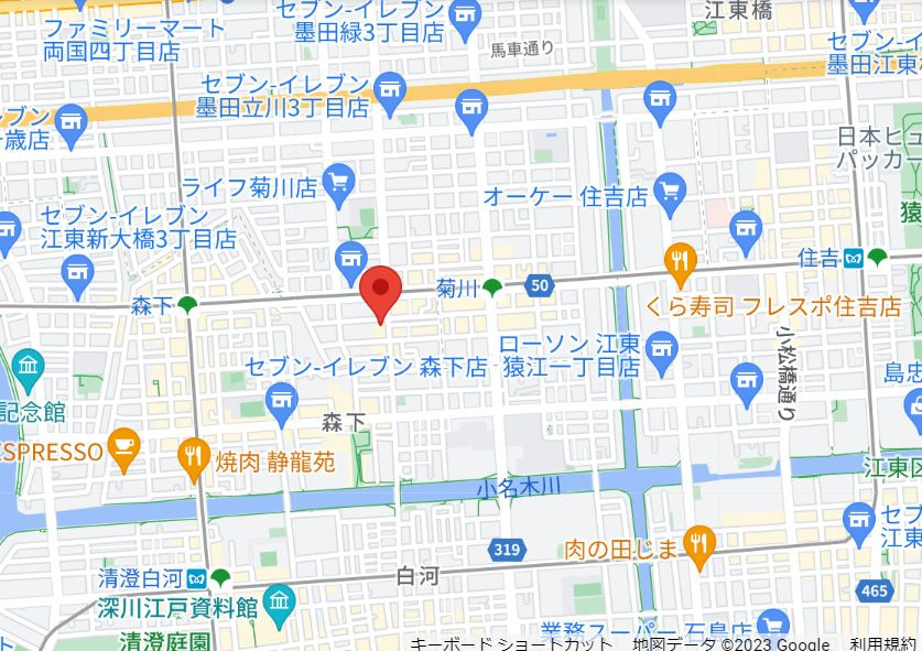 深川Ｋハイツの地図