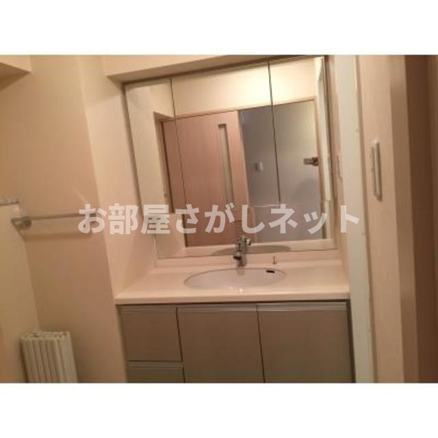 セジョリチセ台町【おとり物件なし】#学生・社会人にオススメ！初期費用分割払いOK！の洗面所|※写真は同タイプ住戸です。
