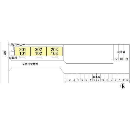 フロレスタの区画図