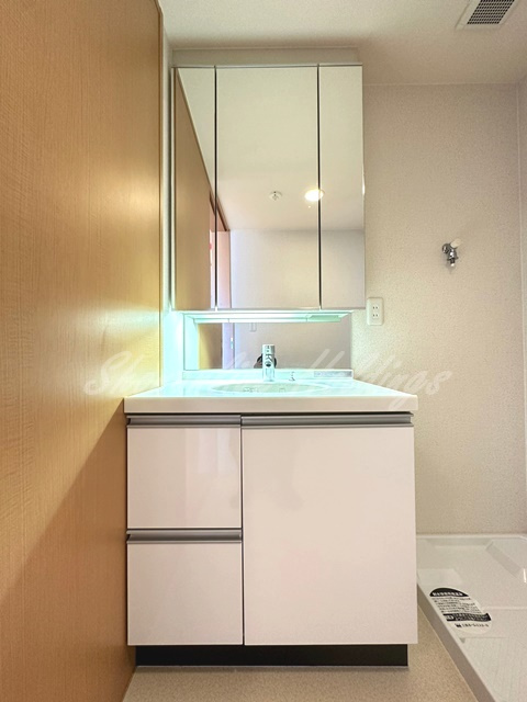 御用場マンションの洗面所