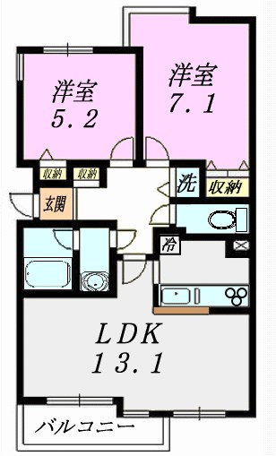 【間取り】 | ヴェナビスタ三原