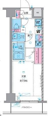 GENOVIA南千住Ⅴskygardenの間取り|間取りです。