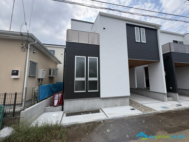 茅ヶ崎市十間坂２丁目　新築戸建　２号棟の外観|建物外観を気になさる方へ、見た目の良い物件です