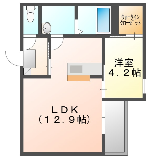 ＲＥＧＡＬＥＳＴ下伊福上町の間取り
