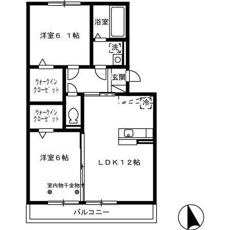グランメール【キャッシュバック対象物件】の間取り