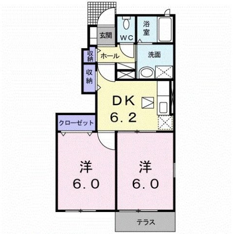 ジュネス１番館の間取り