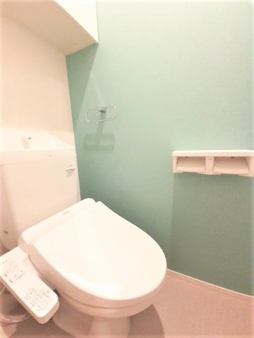 サニーガーデンＧのトイレ|落ち着いた色調のトイレです