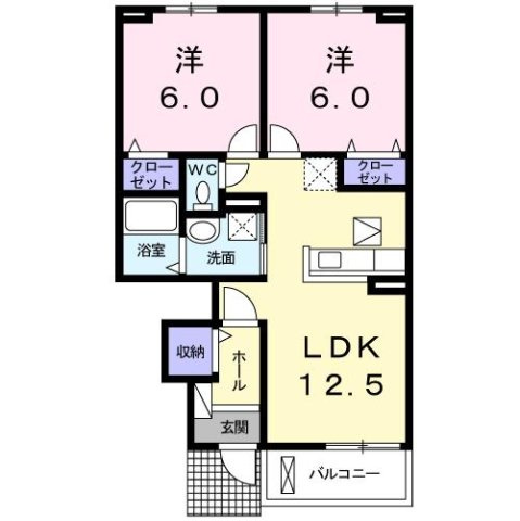 ＪｏｕＨｏｐｅⅤ　Ｇの間取り