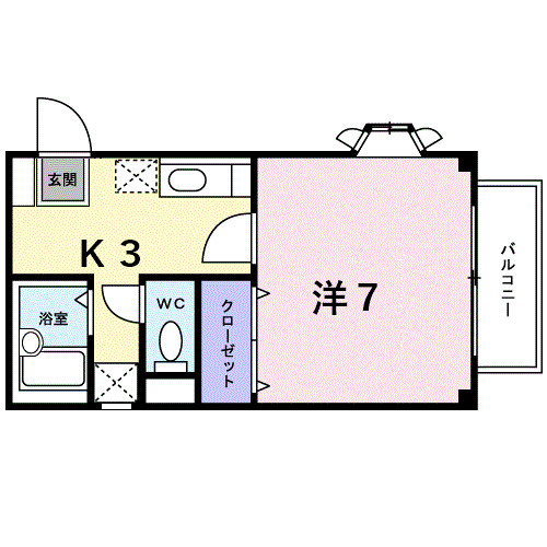 新興ハイムⅡの間取り