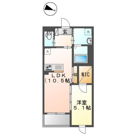 ヴィラ　アルブル　　　旧）東大泉６丁目マンション新築工事の間取り