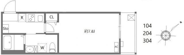 ログライフ東六郷の間取り