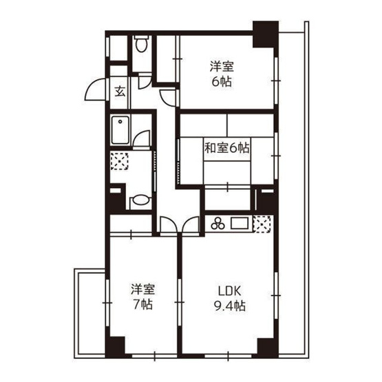 【間取り】 | ロマーナ壱番館