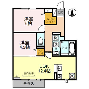 レスペランス向陽台の間取り
