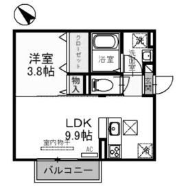 サニーコート　A棟の間取り