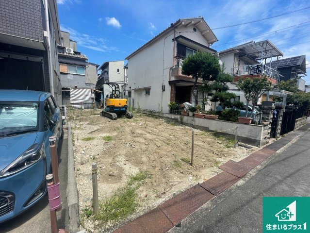 摂津市新在家　第2期　新築一戸建ての外観|周辺は落ち着いた街並みの住宅地！子育てがしやすい住環境です！まだ未完成ですが、現地でしかわからない事もございます。是非一度ご覧ください。