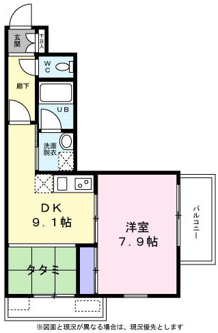 ウィステリア中原の間取り|間取り図