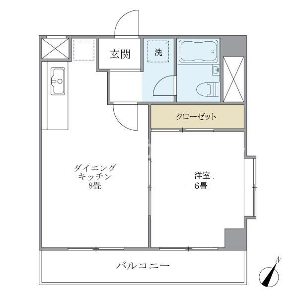 ニューハイツ中落合【おとり物件なし】#学生・社会人にオススメ！初期費用分割払いOK！の間取り