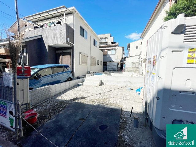 ■摂津市新在家　第2期　新築一戸建ての外観|現在の進捗状況です！順調に作業進行中、完成が待ち遠しいです！詳細の間取り等、お気軽にお問い合わせください！