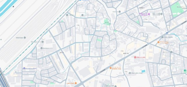 摂津市新在家　第2期　新築一戸建ての地図