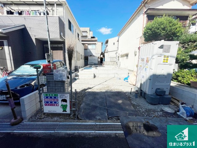 ■摂津市新在家　第2期　新築一戸建ての外観|現在の進捗状況です！順調に作業進行中、完成が待ち遠しいです！詳細の間取り等、お気軽にお問い合わせください！