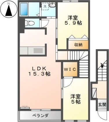 レジデンス萩生の間取り