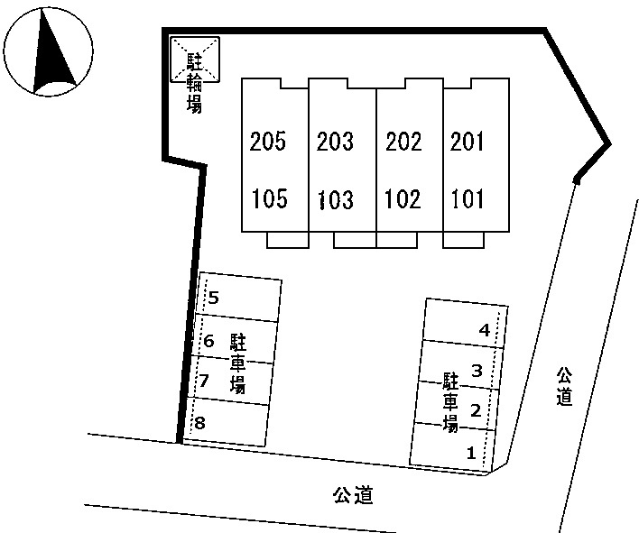 サンリットの区画図