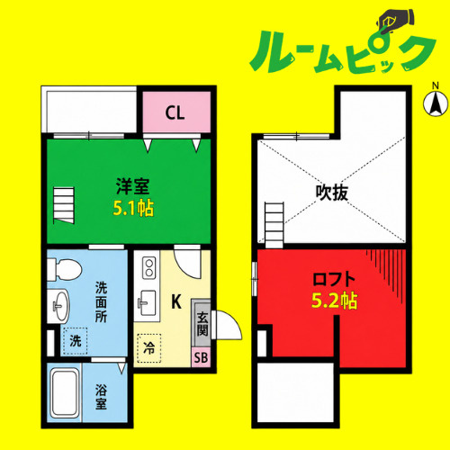K'sハイツ(ケーズハイツ)　名古屋市賃貸　仲介手数料無料の間取り