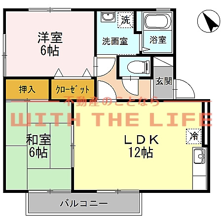 リヴァージュ【キャッシュバック対象】の間取り