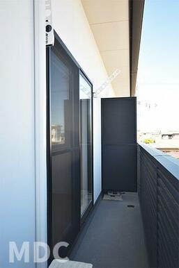 ピーススクエア笹木野Bのバルコニー