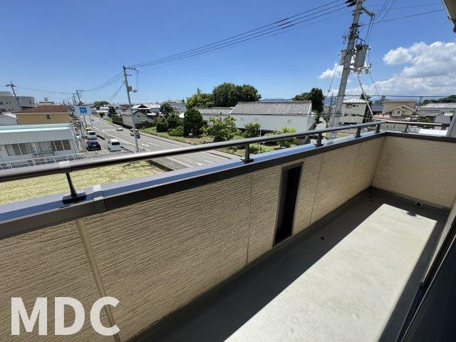 グランパルクのバルコニー
