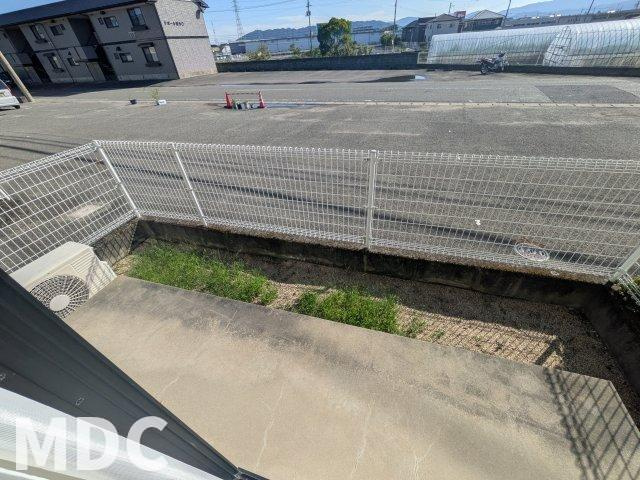 ラポール宮内Aのバルコニー