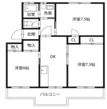 メナーハイツ藍の間取り