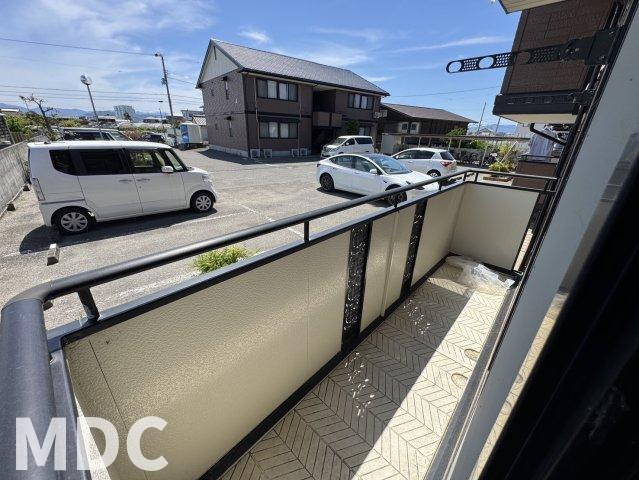 サンメイユウⅡBのバルコニー