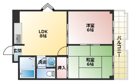 【間取り】 | ワイズコート松崎町