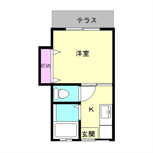メゾン西早稲田 の間取り|間取りです。