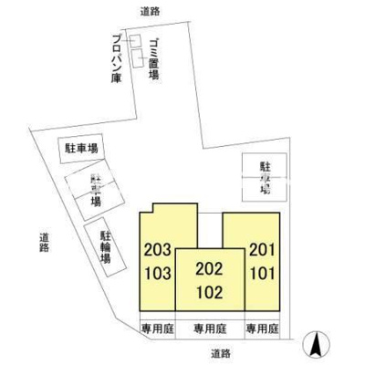 【区画図】 | IヴィレッジSOUTH