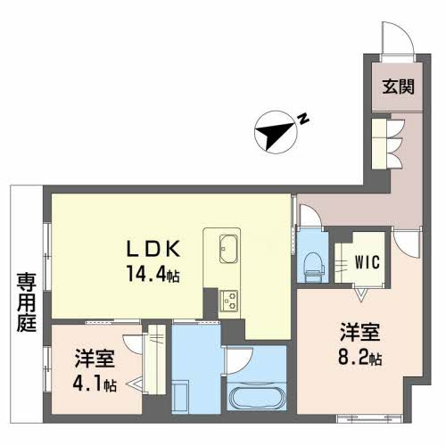 ＧＲＡＮＤ　ＧＲＥＩＧＥ（グラングレージュ）の間取り