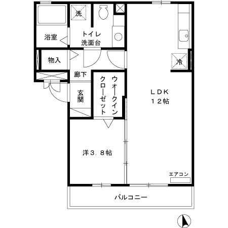 ヴィルヌーブの間取り