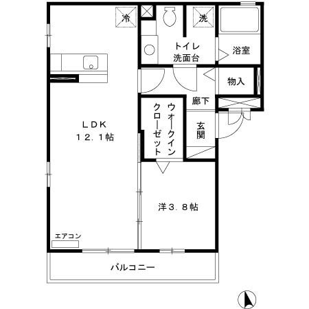 ヴィルヌーブの間取り