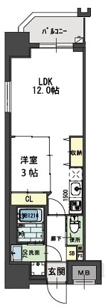 【間取り】 | ラ・フォルム本町WEST