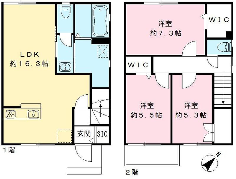 Nanamagirly Villaの間取り