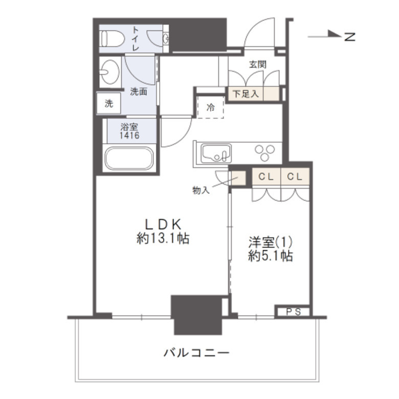グランドメゾン新梅田タワー THE CLUB RESIDENCEの間取り|グランドメゾン新梅田タワー THE CLUB RESIDENCE　間取り