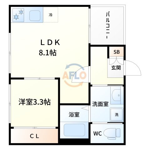 グランメゾン福の間取り|間取り